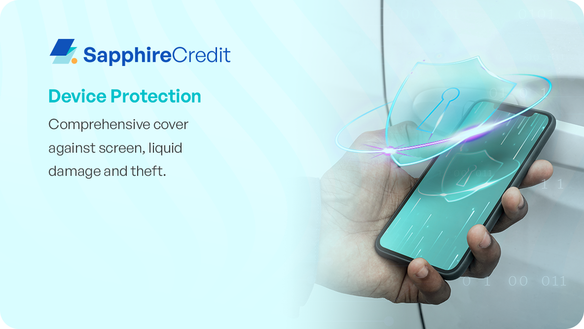 Sapphire device protection product