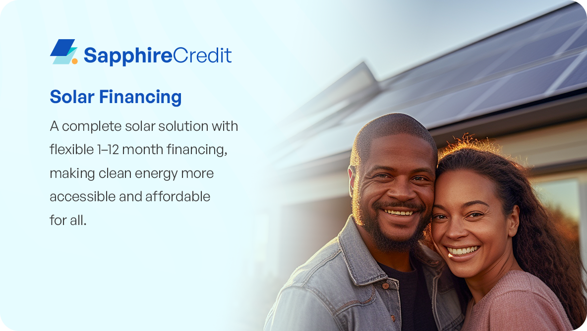 Sapphire solar finance product